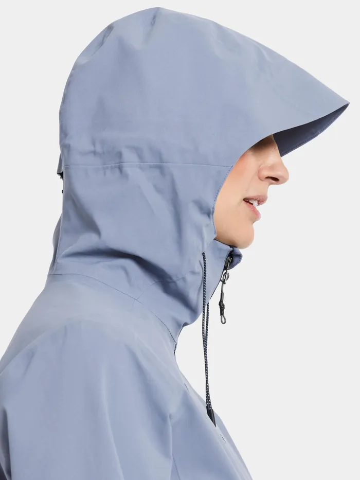 Women Bea Parka Glacial Blue Didriksons Spring Jackets