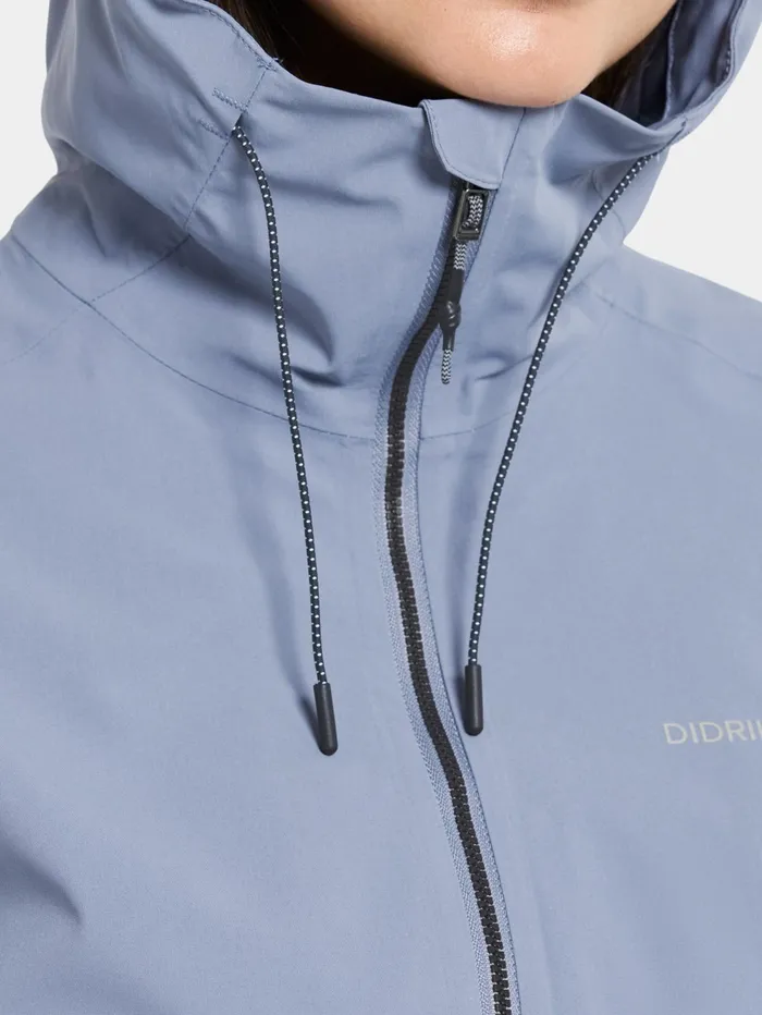 Women Bea Parka Glacial Blue Didriksons Spring Jackets
