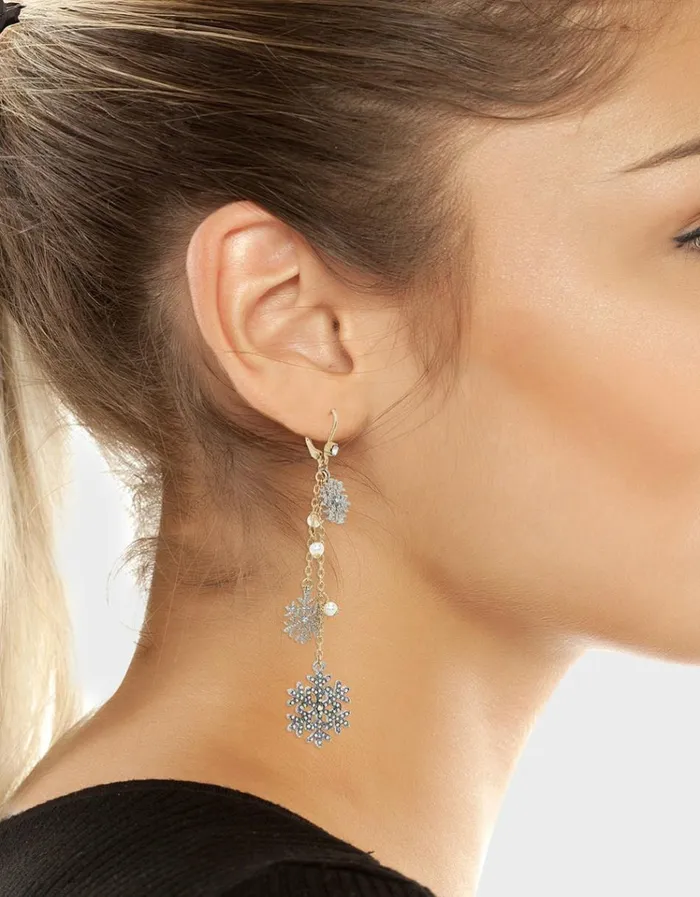 Women BETSEYS HOLIDAY MISMATCH SNOWMAN EARRINGS RHINESTONE Betsey Johnson Women BETSEYS HOLIDAY MISMATCH SNOWMAN EARRINGS RHINESTONE Betsey Johnson