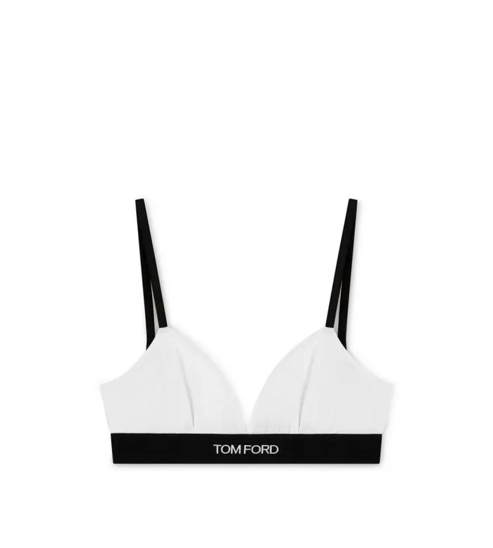 Women Bras Tom Ford Modal Signature Bra White
