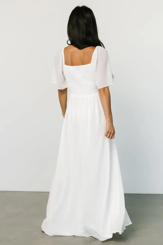Women Bridal Baltic Born Sierra Sweetheart Maxi Dress White