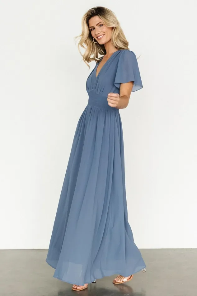 Women Bump Friendly Baltic Born Birdie Maxi Dress Whisper Blue Women Bump Friendly Baltic Born Birdie Maxi Dress Whisper Blue