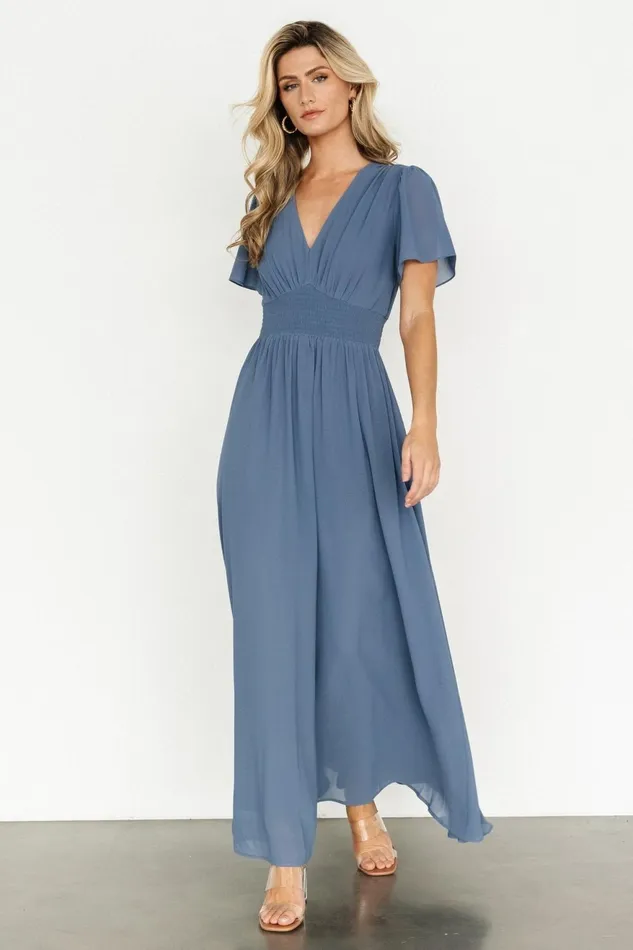 Women Bump Friendly Baltic Born Birdie Maxi Dress Whisper Blue Women Bump Friendly Baltic Born Birdie Maxi Dress Whisper Blue