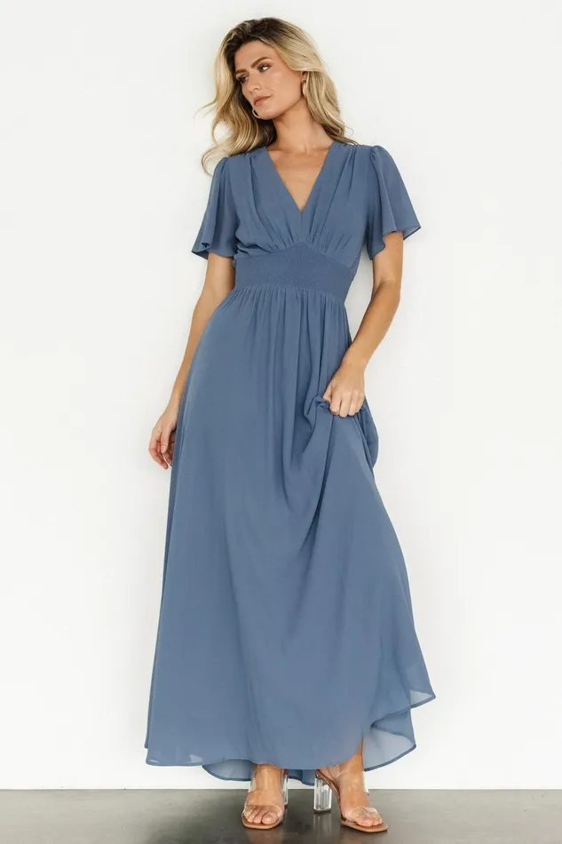 Women Bump Friendly Baltic Born Birdie Maxi Dress Whisper Blue Women Bump Friendly Baltic Born Birdie Maxi Dress Whisper Blue