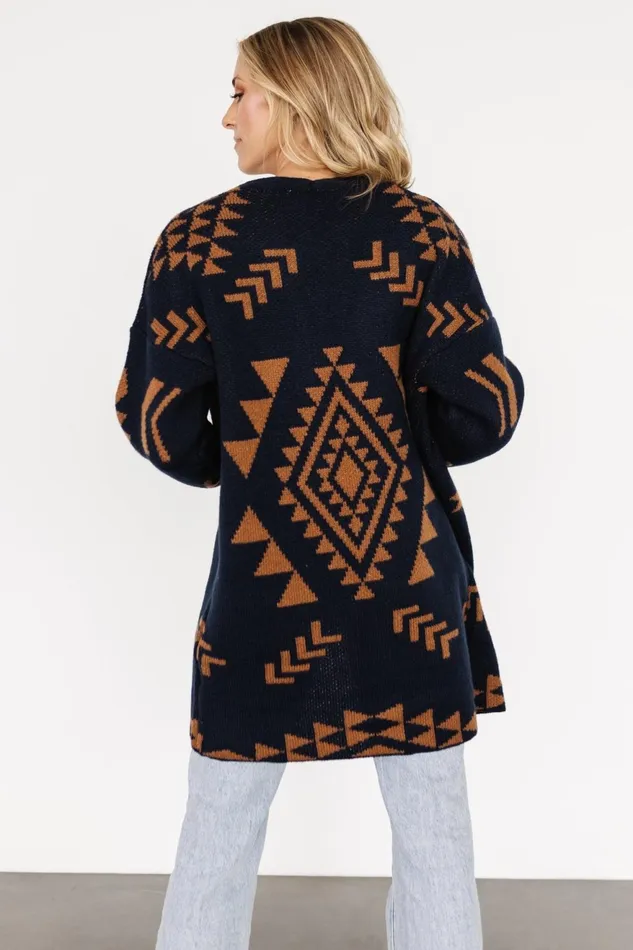 Women Cardigans Baltic Born Hays Oversized Cardigan Navy Camel Women Cardigans Baltic Born Hays Oversized Cardigan Navy Camel