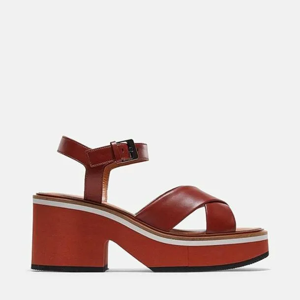 Women CHARLINE Brick Clergerie Sandals
