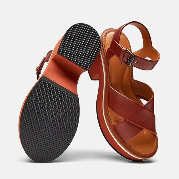Women CHARLINE Brick Clergerie Sandals