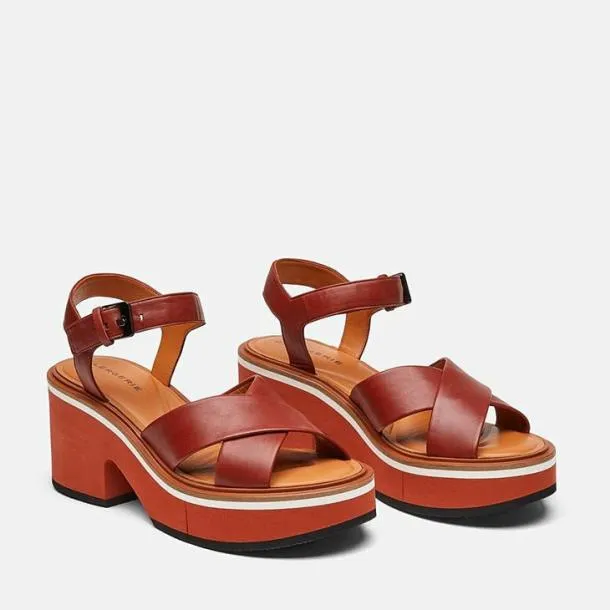 Women CHARLINE Brick Clergerie Sandals
