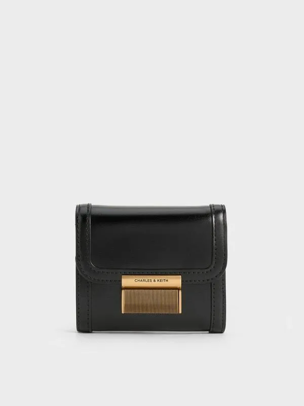 Women Charlot Wallet 8211 Black CHARLES and KEITH Small Wallets