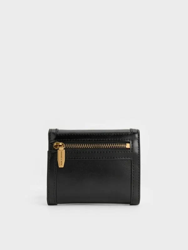 Women Charlot Wallet 8211 Black CHARLES and KEITH Small Wallets