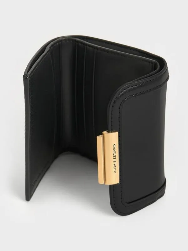 Women Charlot Wallet 8211 Black CHARLES and KEITH Small Wallets