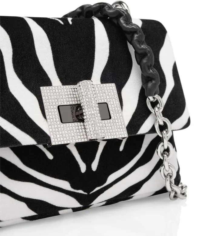 Women Cross Body Bags Tom Ford Zebra Print Velvet Soft Natalia Small Shoulder Bag Blackwhite Black Women Cross Body Bags Tom Ford Zebra Print Velvet Soft Natalia Small Shoulder Bag Blackwhite Black