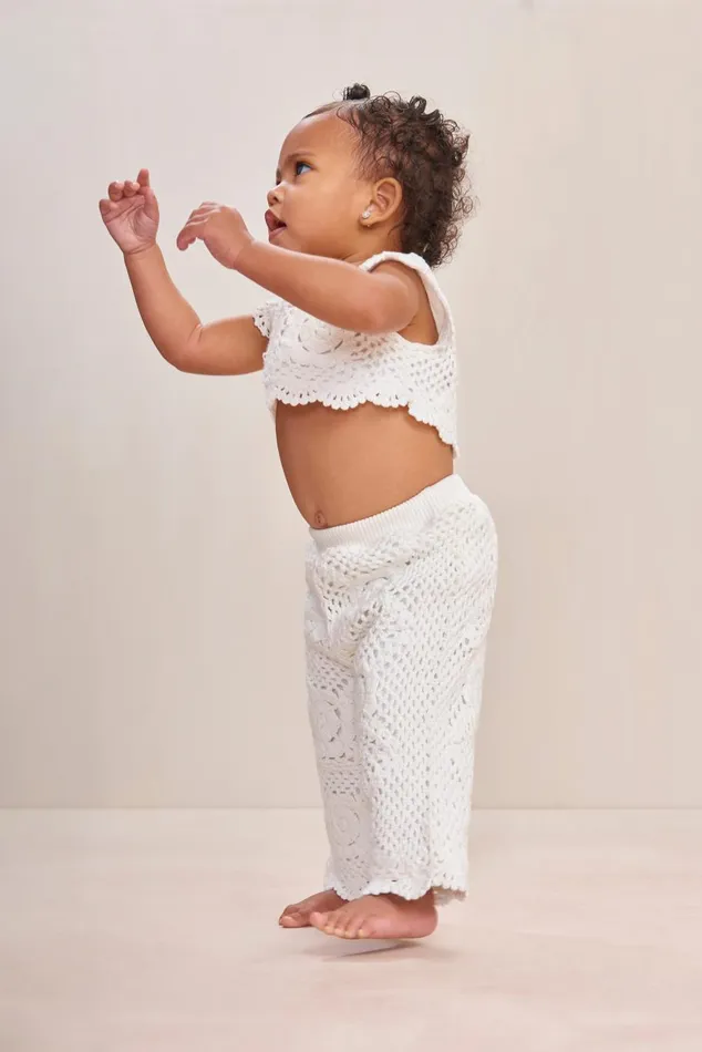 Women Cult Gaia Bottoms JESSI BABY PANT 8211 OFF WHITE