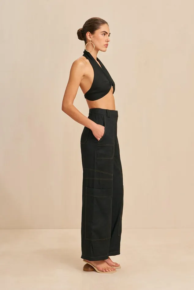 Women Cult Gaia Bottoms WYNN PANT 8211 BLACK Women Cult Gaia Bottoms WYNN PANT 8211 BLACK