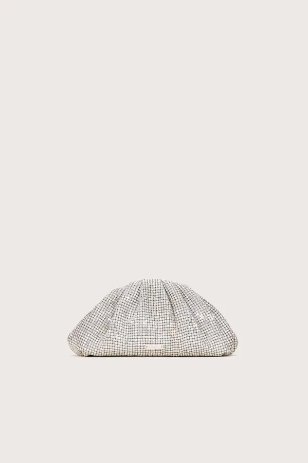 Women Cult Gaia Clutches JAALA NANO RHINESTONE CLUTCH 8211 CLEAR