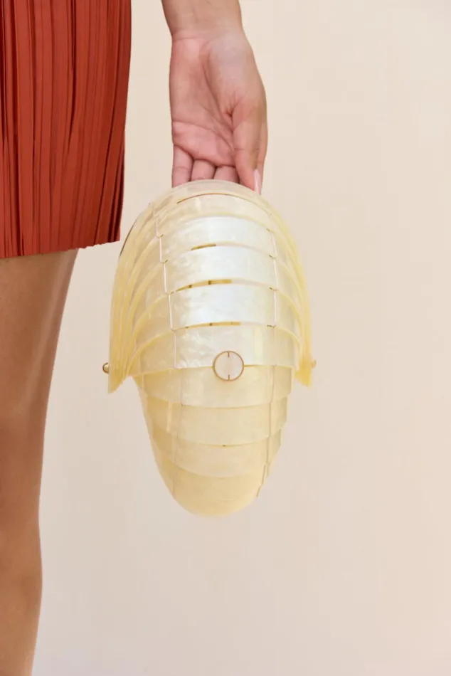 Women Cult Gaia Clutches SIRENA CLUTCH 8211 IVORY Women Cult Gaia Clutches SIRENA CLUTCH 8211 IVORY
