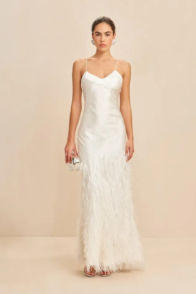 Women Cult Gaia Dresses HANSAL GOWN 8211 OFF WHITE