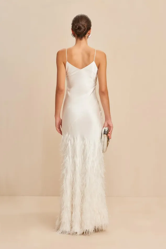 Women Cult Gaia Dresses HANSAL GOWN 8211 OFF WHITE Women Cult Gaia Dresses HANSAL GOWN 8211 OFF WHITE