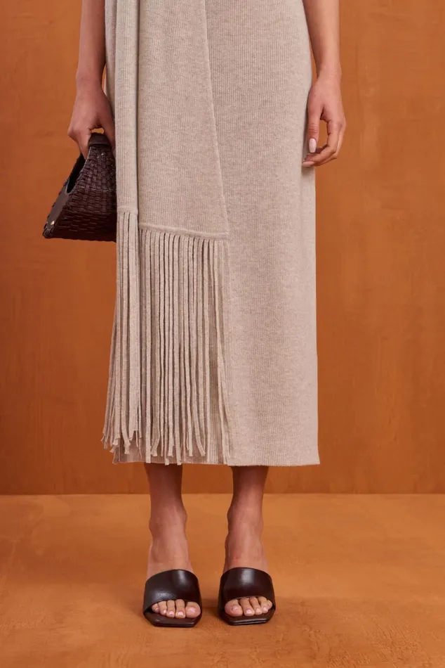 Women Cult Gaia Dresses JORDEN KNIT DRESS 8211 MILLET