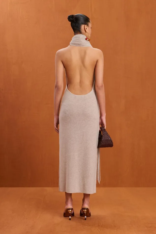 Women Cult Gaia Dresses JORDEN KNIT DRESS 8211 MILLET
