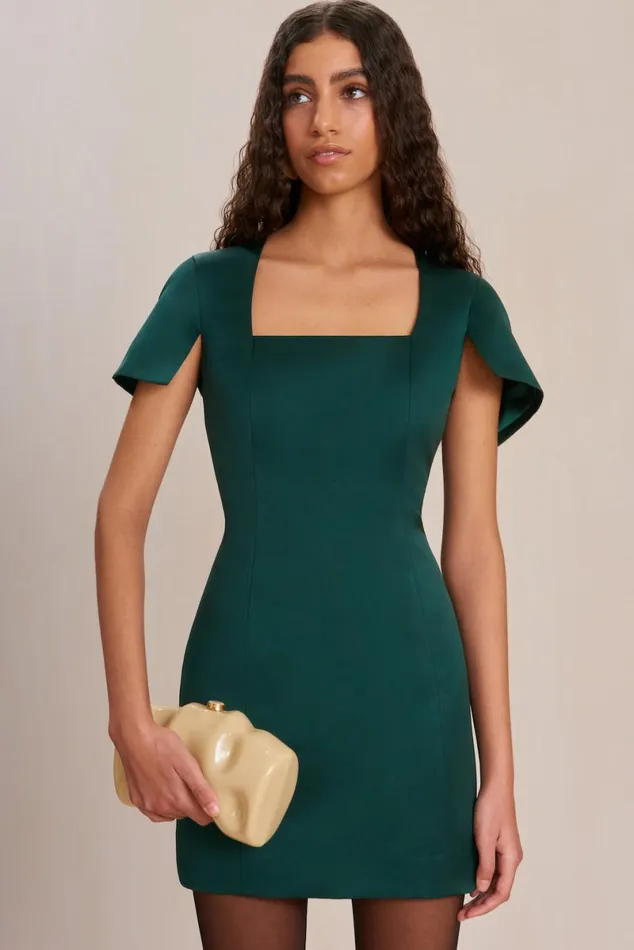 Women Cult Gaia Dresses LISA DRESS 8211 FOREST GREEN Women Cult Gaia Dresses LISA DRESS 8211 FOREST GREEN