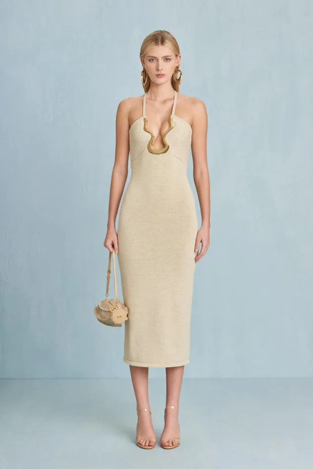 Women Cult Gaia Dresses VALMA KNIT DRESS 8211 BEACH Women Cult Gaia Dresses VALMA KNIT DRESS 8211 BEACH