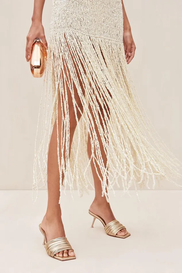 Women Cult Gaia Dresses WARRIN GOWN 8211 OFF WHITE