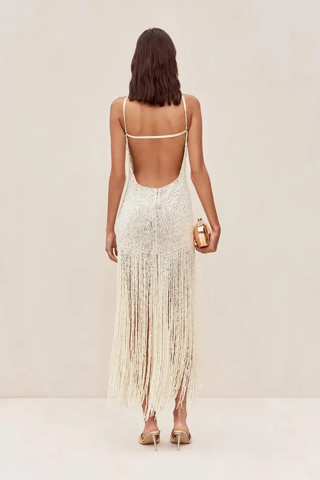 Women Cult Gaia Dresses WARRIN GOWN 8211 OFF WHITE
