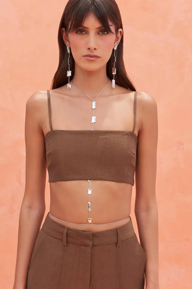 Women Cult Gaia Jewelry MALAYA BODY JEWELRY 8211 SHINY SILVER