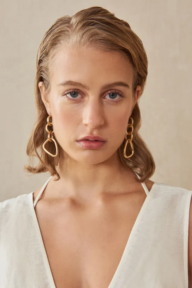 Women Cult Gaia Jewelry REYES EARRING 8211 BRASS Women Cult Gaia Jewelry REYES EARRING 8211 BRASS