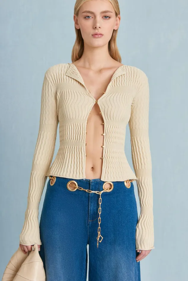 Women Cult Gaia Knits IRENA KNIT CARDIGAN 8211 BEACH Women Cult Gaia Knits IRENA KNIT CARDIGAN 8211 BEACH