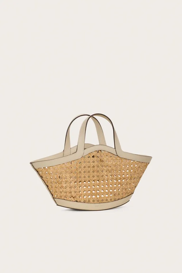 Women Cult Gaia Mini Bags MINI YARA TOTE 8211 NATURAL Women Cult Gaia Mini Bags MINI YARA TOTE 8211 NATURAL