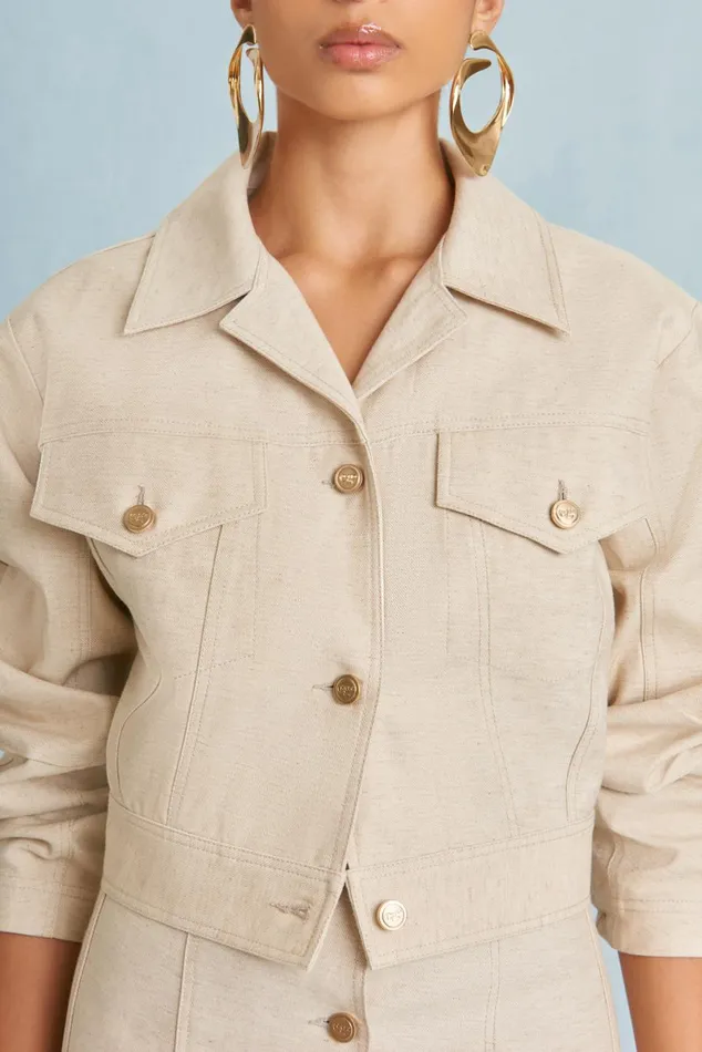 Women Cult Gaia Tops DAPHNE JACKET 8211 BEACH Women Cult Gaia Tops DAPHNE JACKET 8211 BEACH