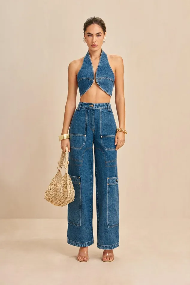 Women Cult Gaia Tops DIEM TOP 8211 INDIGO Women Cult Gaia Tops DIEM TOP 8211 INDIGO