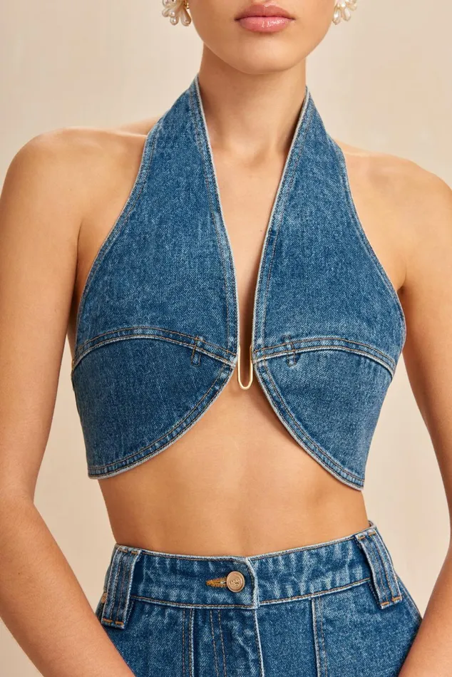 Women Cult Gaia Tops DIEM TOP 8211 INDIGO Women Cult Gaia Tops DIEM TOP 8211 INDIGO