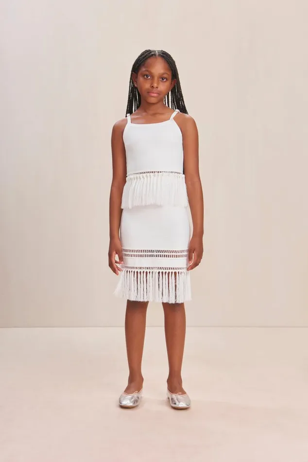 Women Cult Gaia Tops KIKITA KIDS KNIT TOP 8211 OFF WHITE