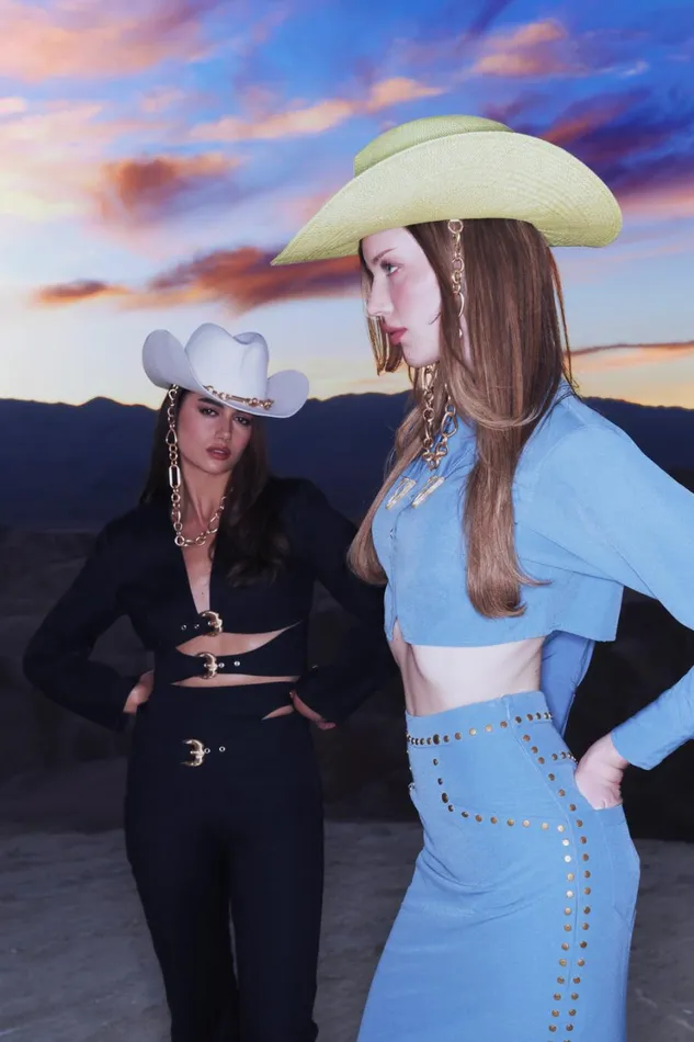 Women Cult Gaia Tops MONIQUE TOP 8211 DUSTED INDIGO