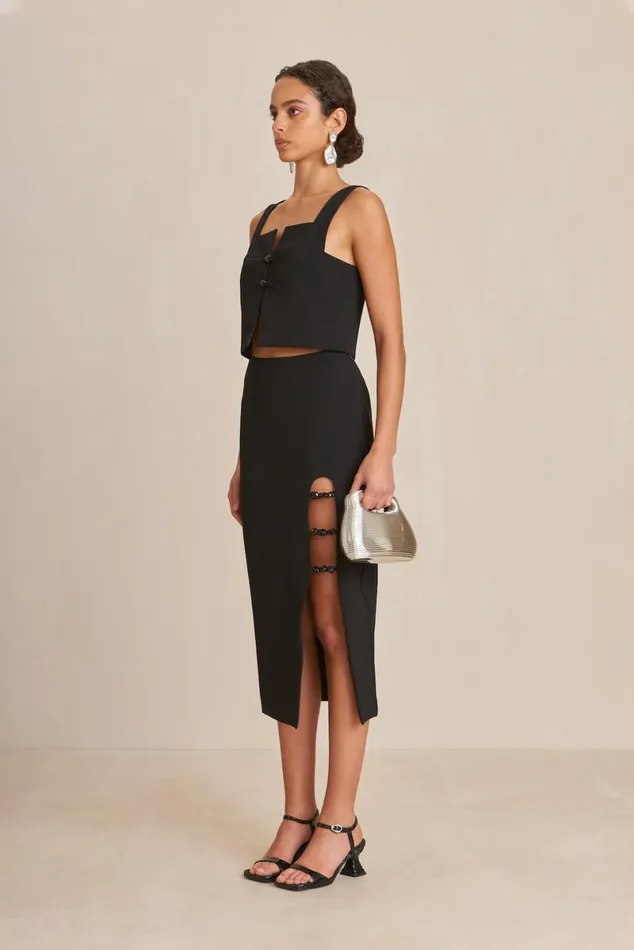 Women Cult Gaia Tops OCTAVIA TOP 8211 BLACK