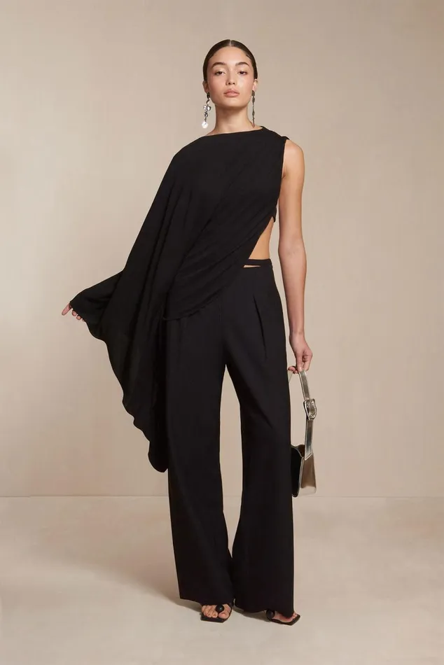 Women Cult Gaia Tops STACIA TOP 8211 BLACK