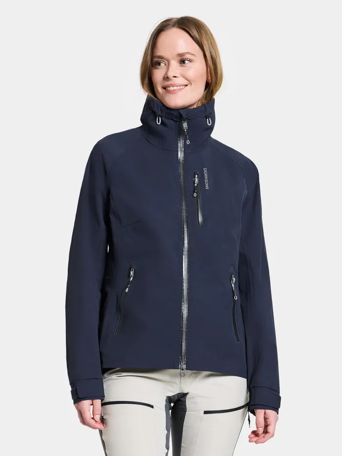 Women Dark Night Blue Didriksons Spring Jackets