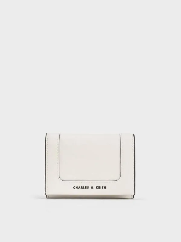 Women Daylla Wallet 8211 Cream CHARLES and KEITH Small Wallets