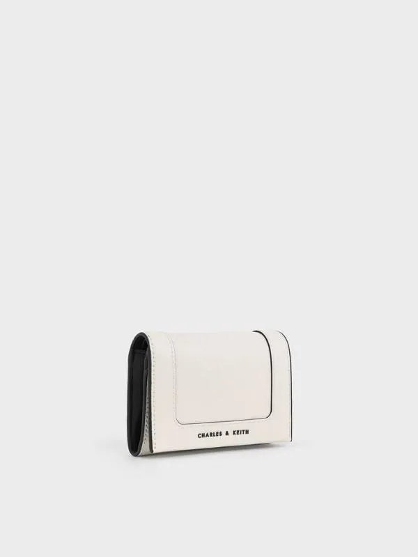 Women Daylla Wallet 8211 Cream CHARLES and KEITH Small Wallets