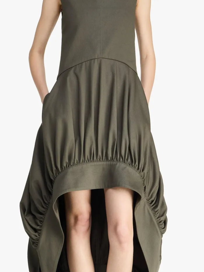 Women Dresses JW Anderson BALLOON HEMLINE DRESS Khaki Women Dresses JW Anderson BALLOON HEMLINE DRESS Khaki