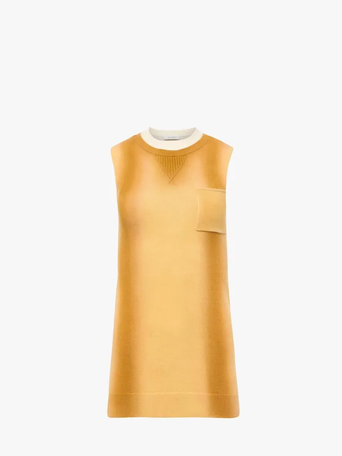 Women Dresses JW Anderson MINI SHIFT DRESS Light Tobacco