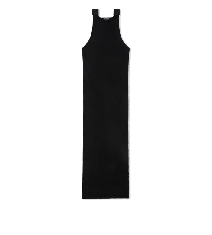 Women Dresses Tom Ford Shiny Rafia Tank Dress Black