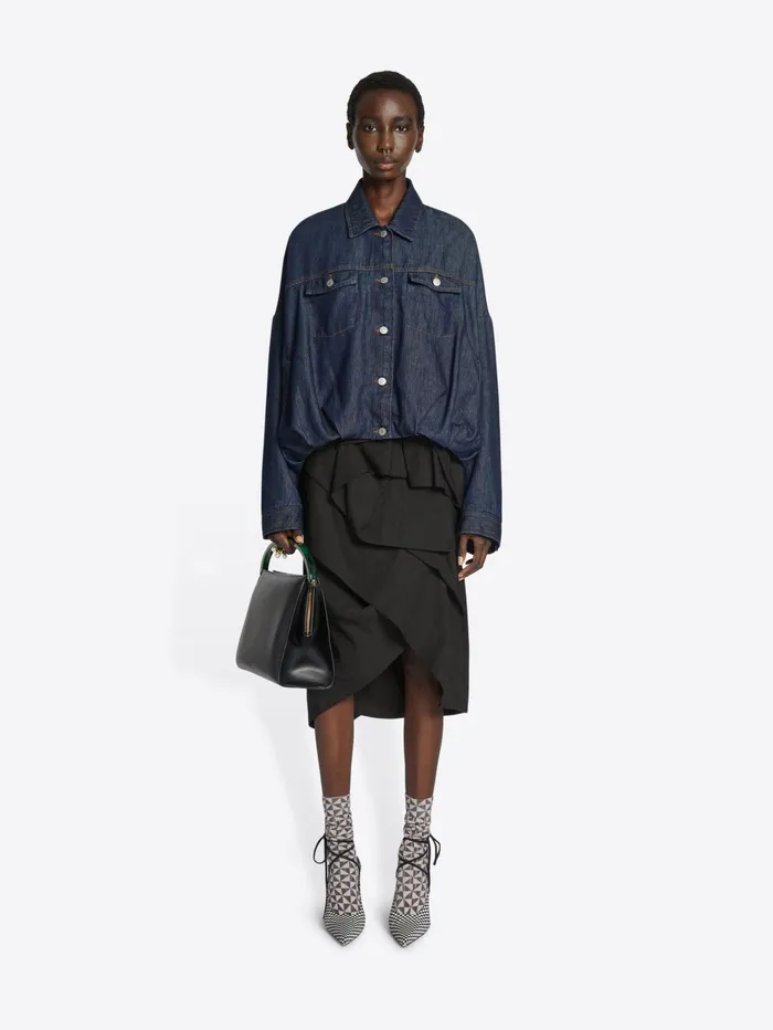 Women Dries Van Noten Coats and Jackets Denim Blouson