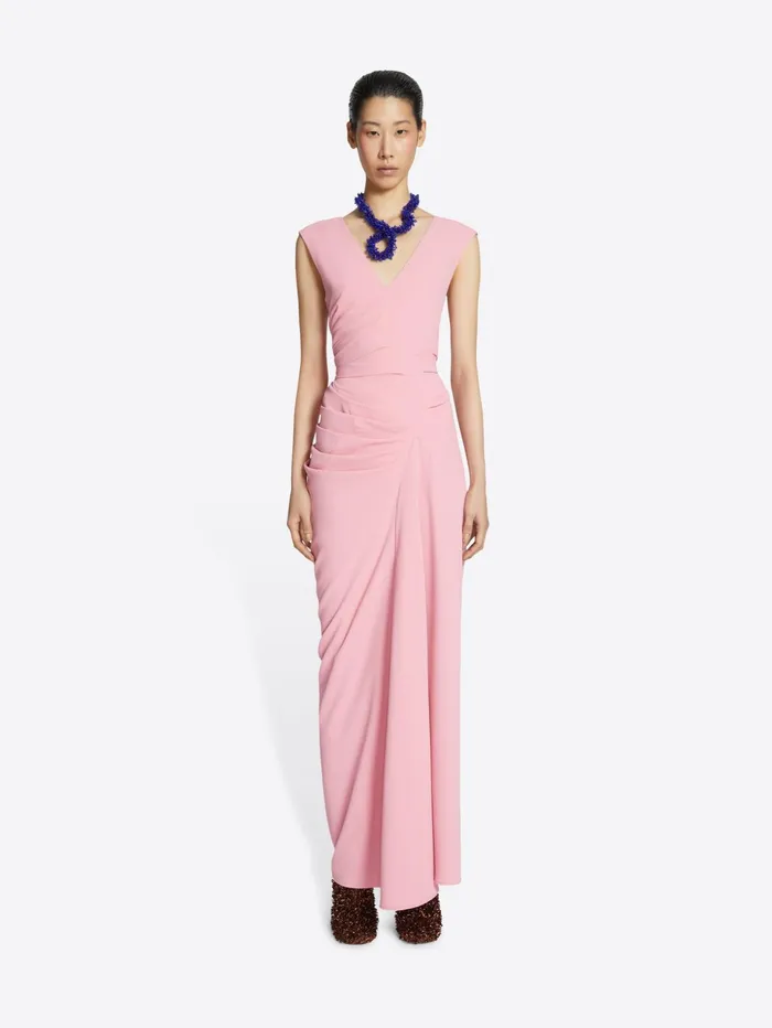Women Dries Van Noten Dresses Long Draped Dress