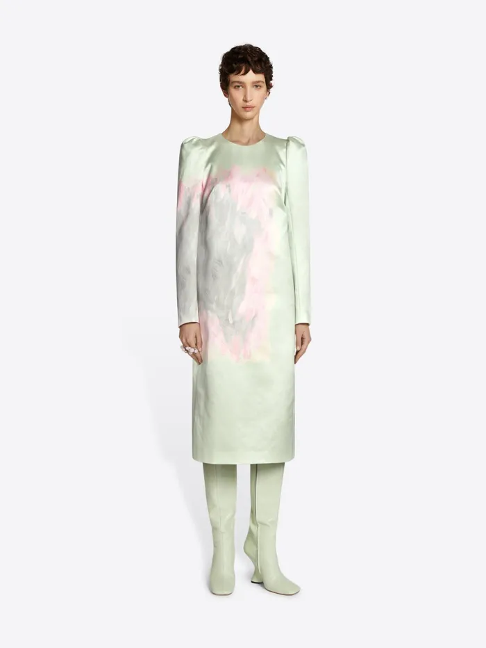 Women Dries Van Noten Dresses Printed Sack Dress