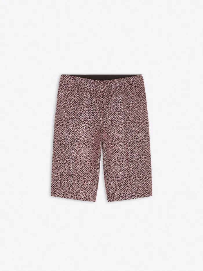 Women Dries Van Noten Pants Jacquard Shorts