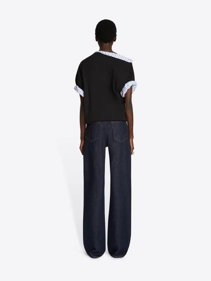 Women Dries Van Noten Pants Wide Jeans
